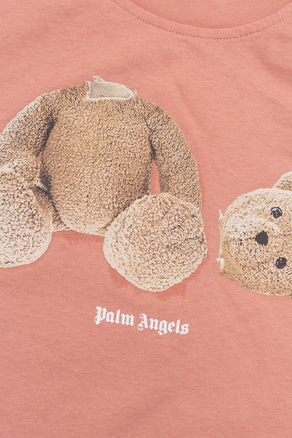 Palm Angels Kids T-shirt hooded with logo