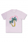 versace kids metallic logo embossed t dew shirt item