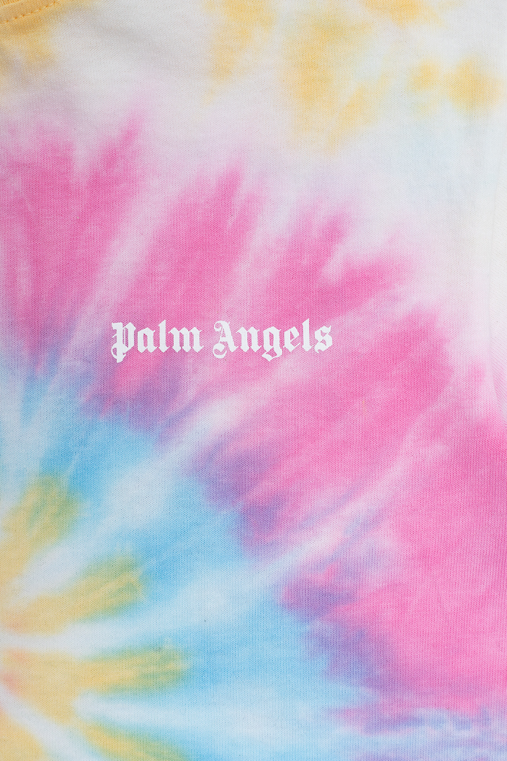 Palm Angels Kids camouflage embroidered-logo T-shirt Toni neutri