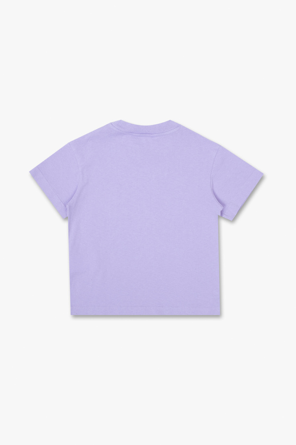Palm Angels Kids T-shirt brunello with logo