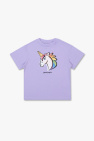 graphic-print tie dye T-shirt brunello Violett