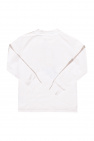 KNOT SHIRT WHITE GREEN Bianco Long-sleeved T-shirt