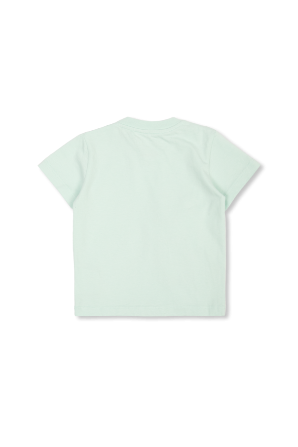 Palm Angels Kids Farah Worthington T-shirt manches longues en coton biologique Blanc