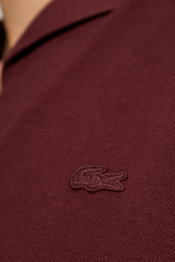 LACOSTE RUNWAY Polo z naszywką