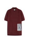 LACOSTE RUNWAY BURGUNDY Polo with patch