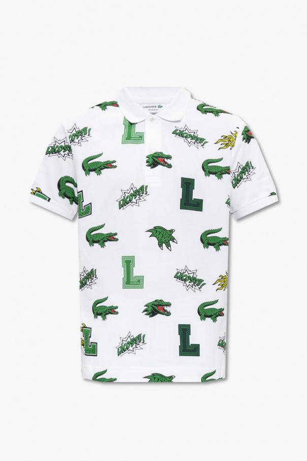 Lacoste Patterned polo shirt