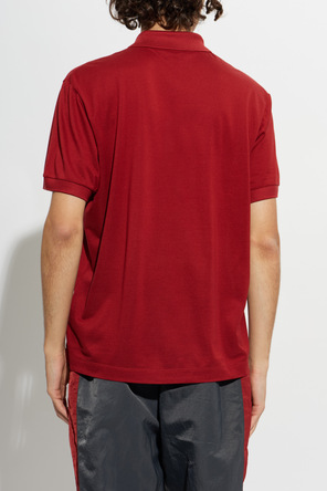 LACOSTE RUNWAY Silk polo shirt