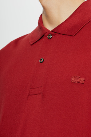 LACOSTE RUNWAY Silk polo shirt