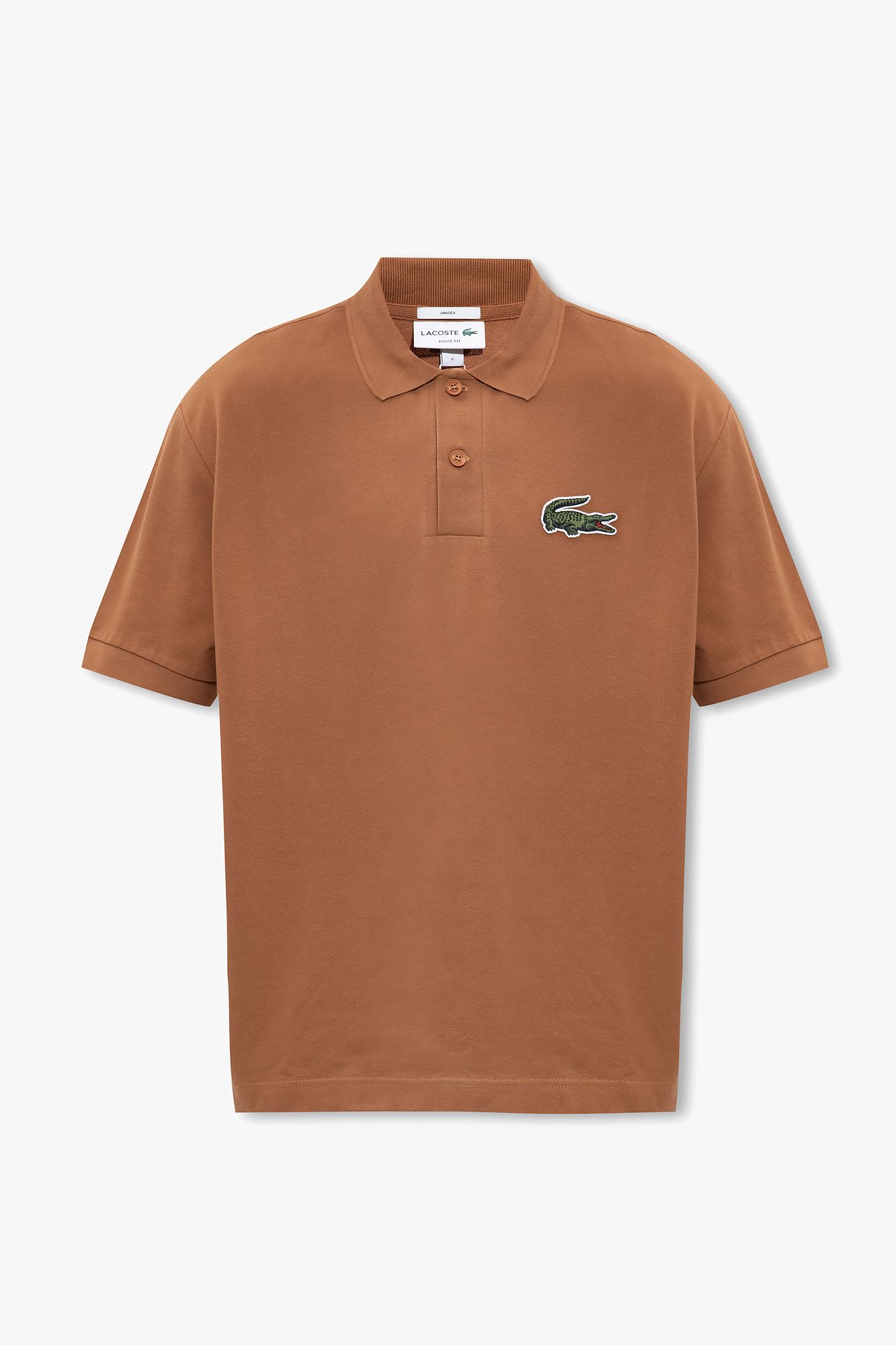 Gradient Polo 1992 Sleeve Tee - Brown Polo shirt with Lacoste InteragencyboardShops Norway