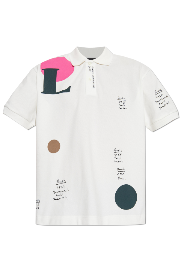 Polo with embroidery od LACOSTE RUNWAY