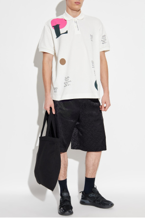 Polo with embroidery od LACOSTE RUNWAY