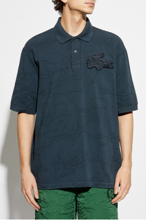 Lacoste Polo con logo desmontable