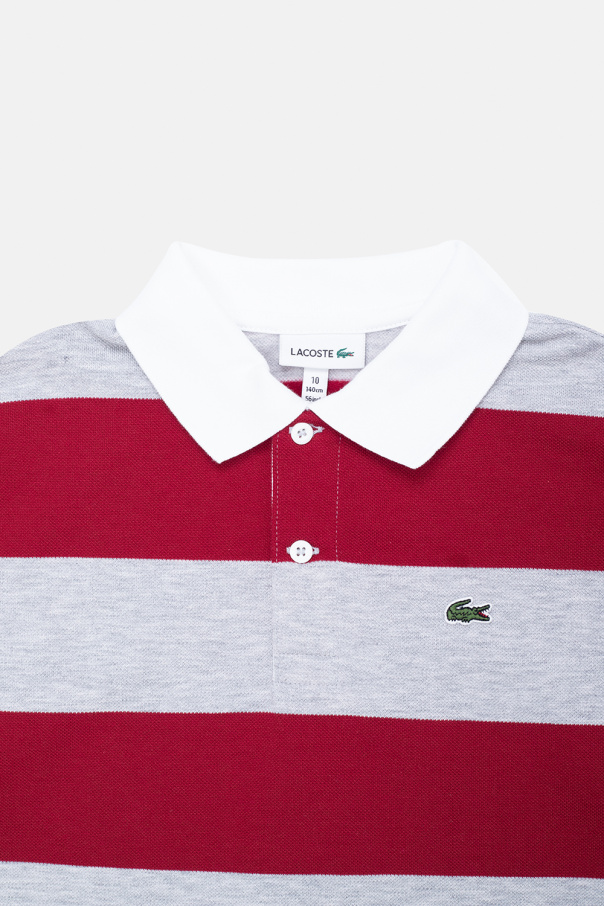 Lacoste Kids polo peter polo a rayures rouge et blanc t xxl