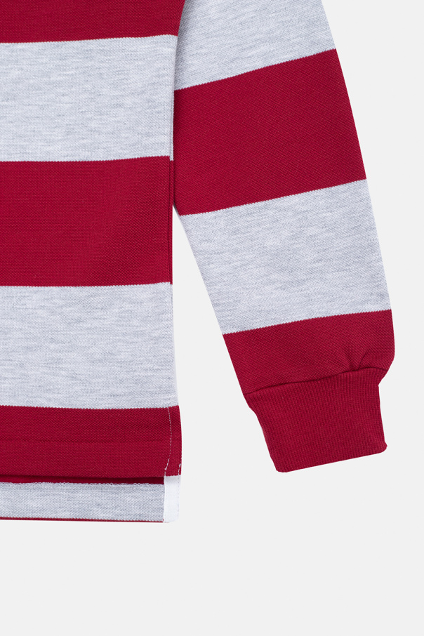 Lacoste Kids Jack & Jones Premium long sleeve knitted polo 40-5 in white