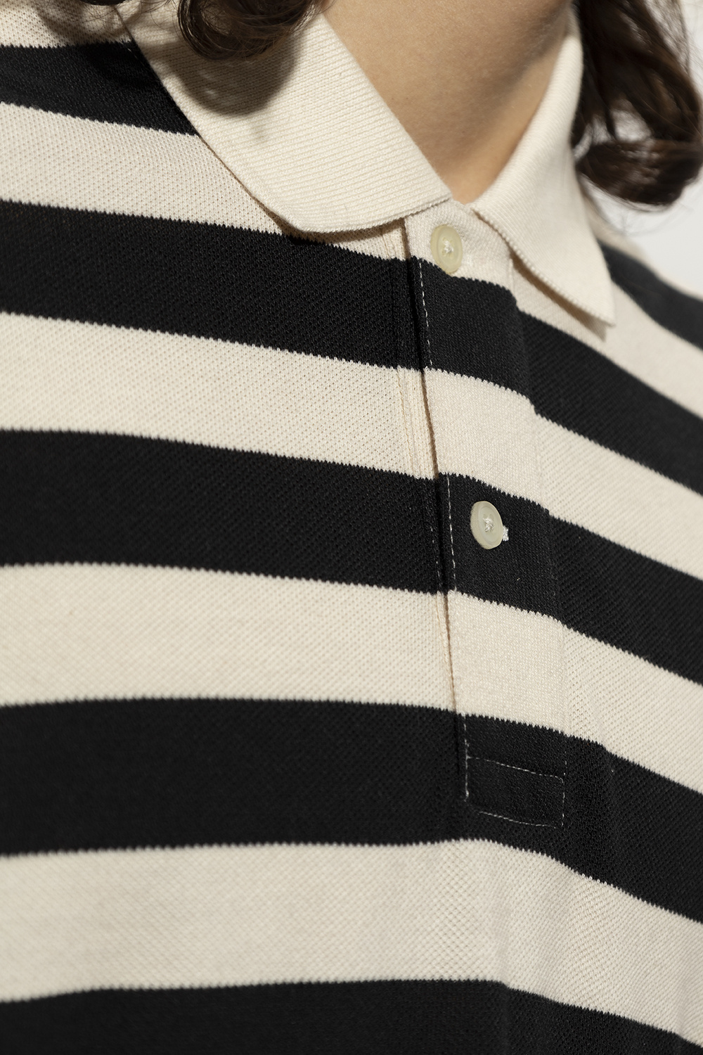 MARANT ‘Arto’ striped polo Bay shirt