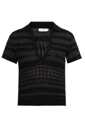 Polo com fio lurex