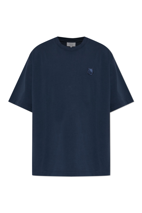 T-shirt with logo patch od Maison Kitsuné
