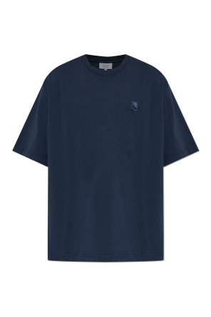T-shirt with logo patch od Maison Kitsuné