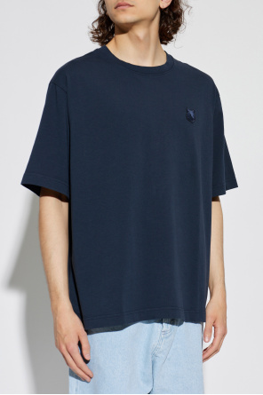 Maison Kitsuné Camiseta con parche con logo
