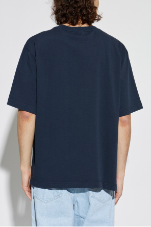 Maison Kitsuné Camiseta con parche con logo