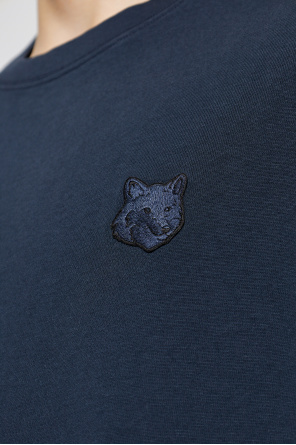 Maison Kitsuné Camiseta con parche con logo