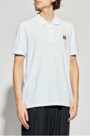 Maison Kitsuné Polo with logo patch