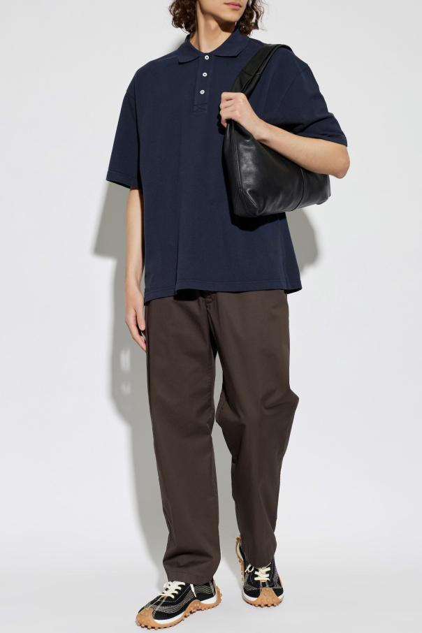 Maison Kitsuné Polo with logo patch
