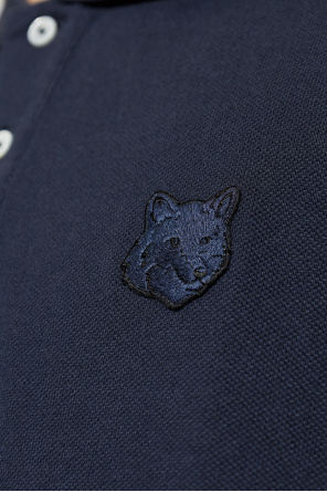 Maison Kitsuné Polo with logo patch