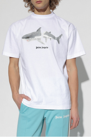 Palm Angels White long-sleeved t-shirt from