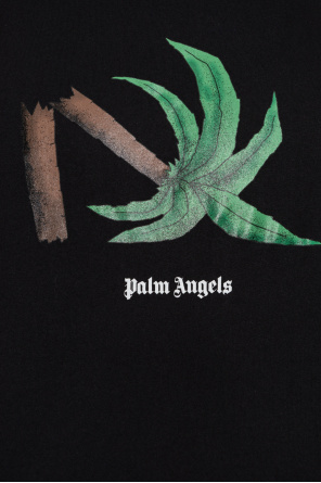 Palm Angels Volitans Longsleeve Crop T-Shirt