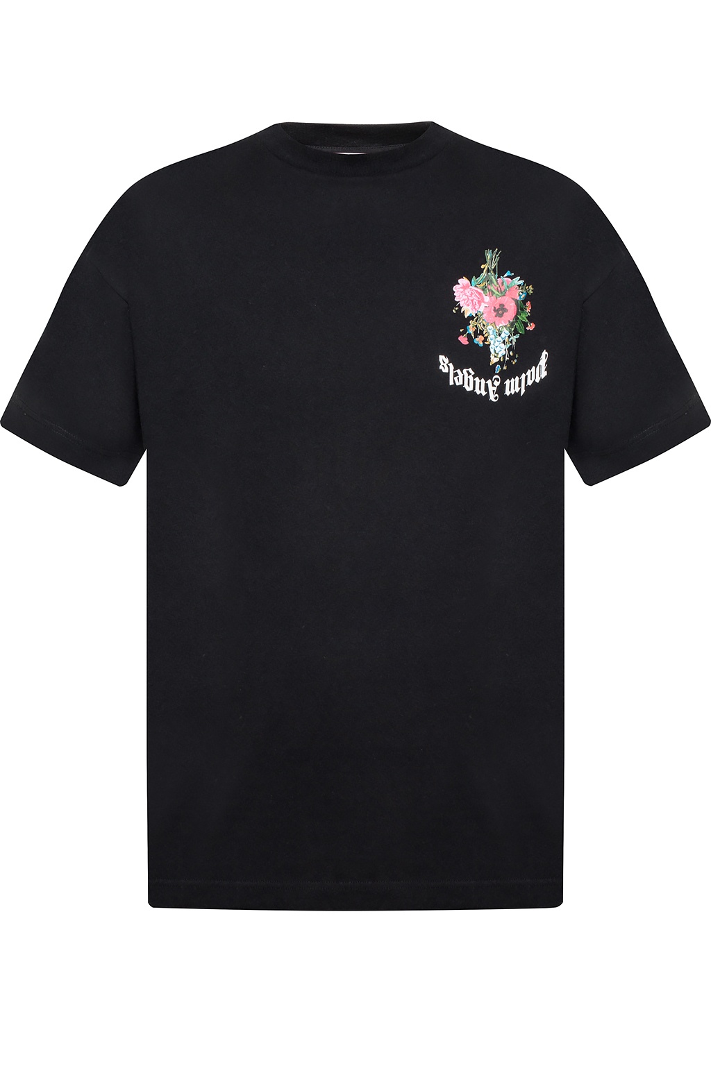 MULTICOLOR LOGO T-SHIRT in black - Palm Angels® Official
