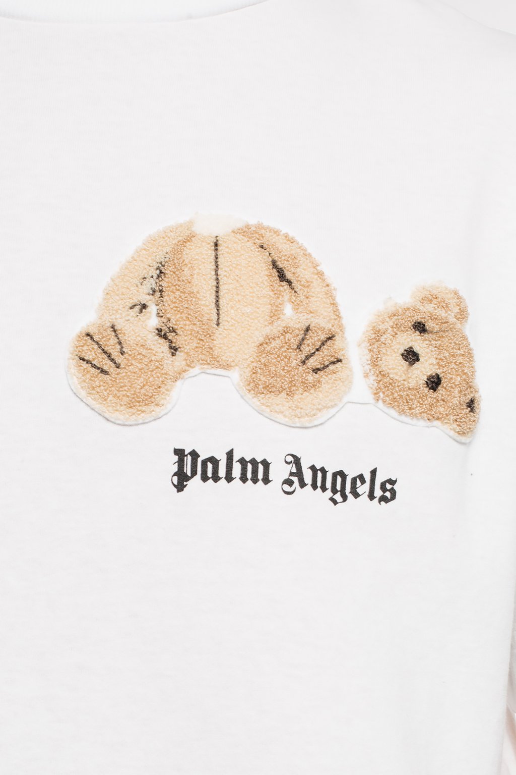 palm angels teddy bear t shirt white