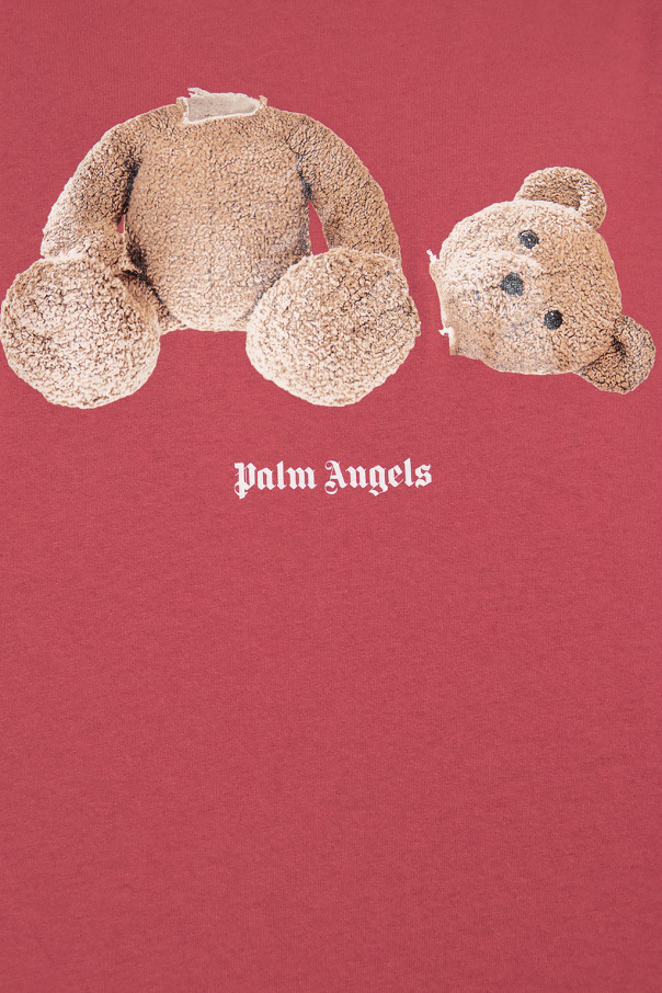 TEDDY BEAR T-SHIRT in red - Palm Angels® Official