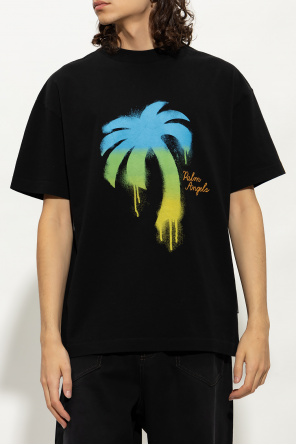 PALM TREE T-SHIRT in black - Palm Angels® Official