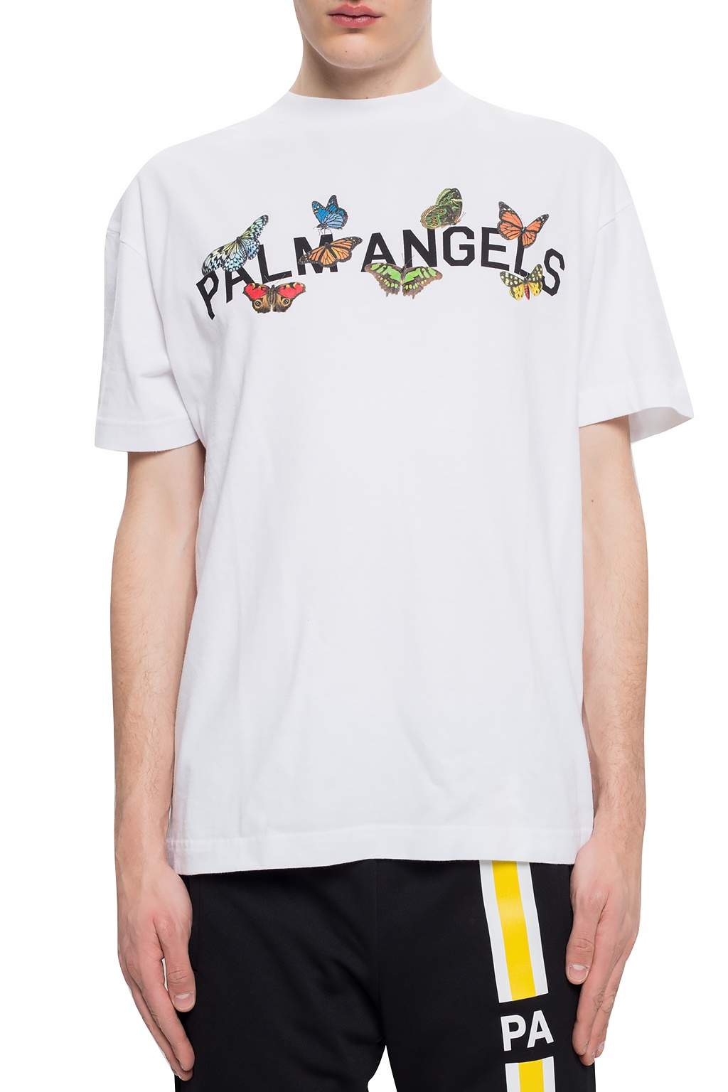 palm angels t shirt butterfly white
