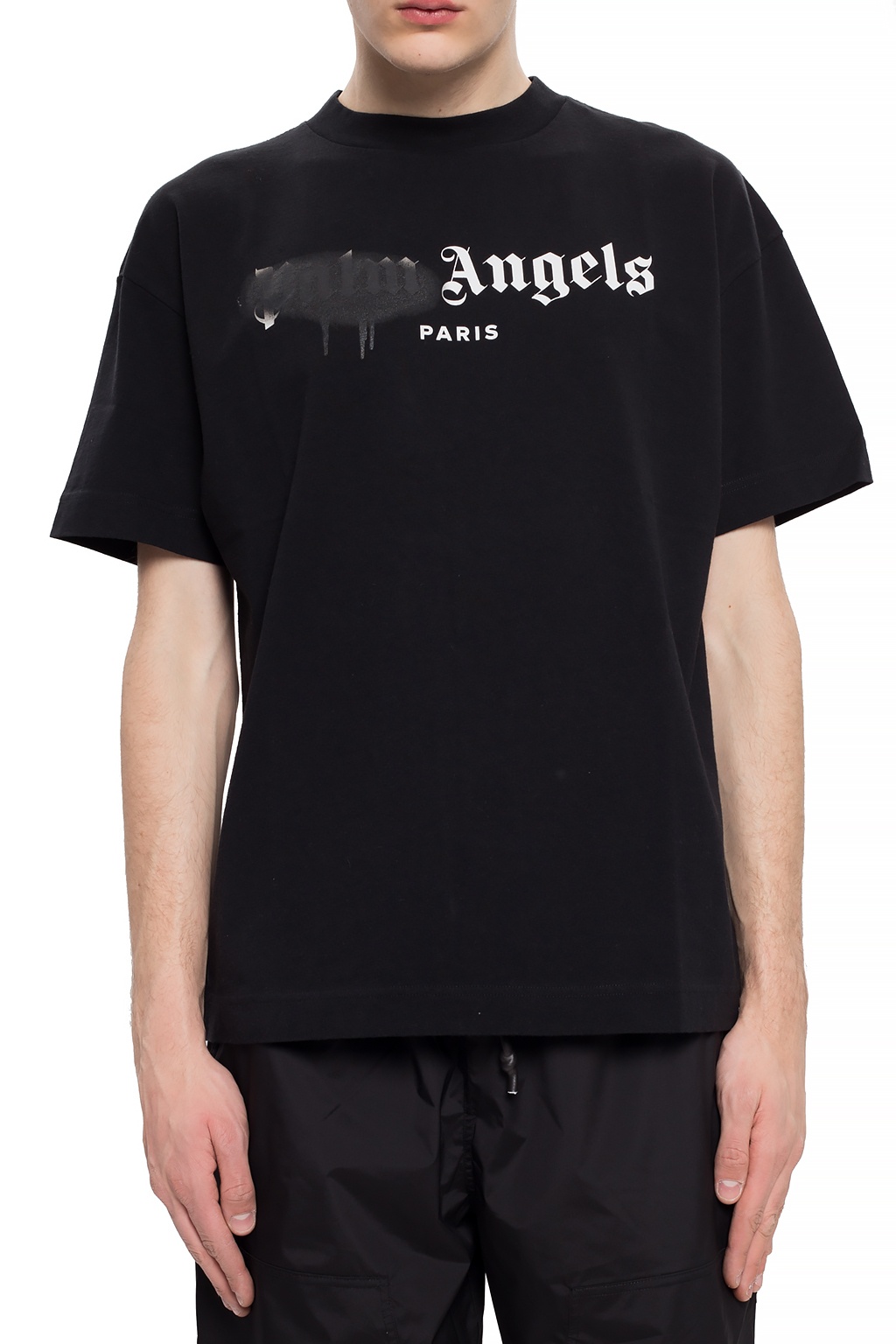 Palm Angels: Black Printed T-Shirt