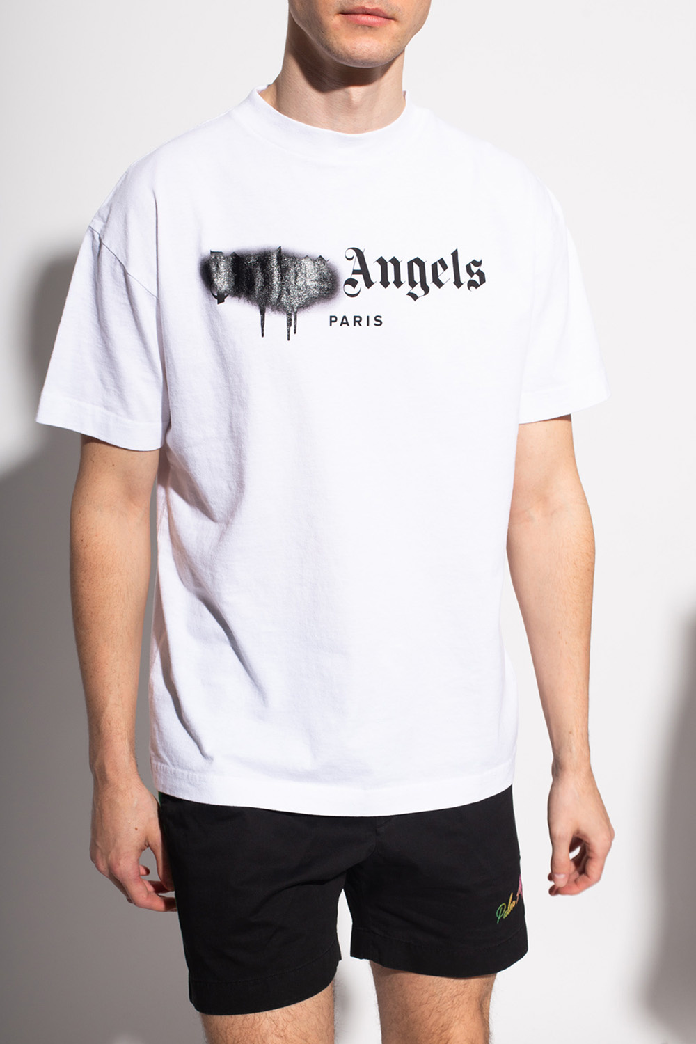 Palm Angels Paris Sprayed Logo Tee