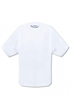 Boys T-Shirt Hibiscus Skate White