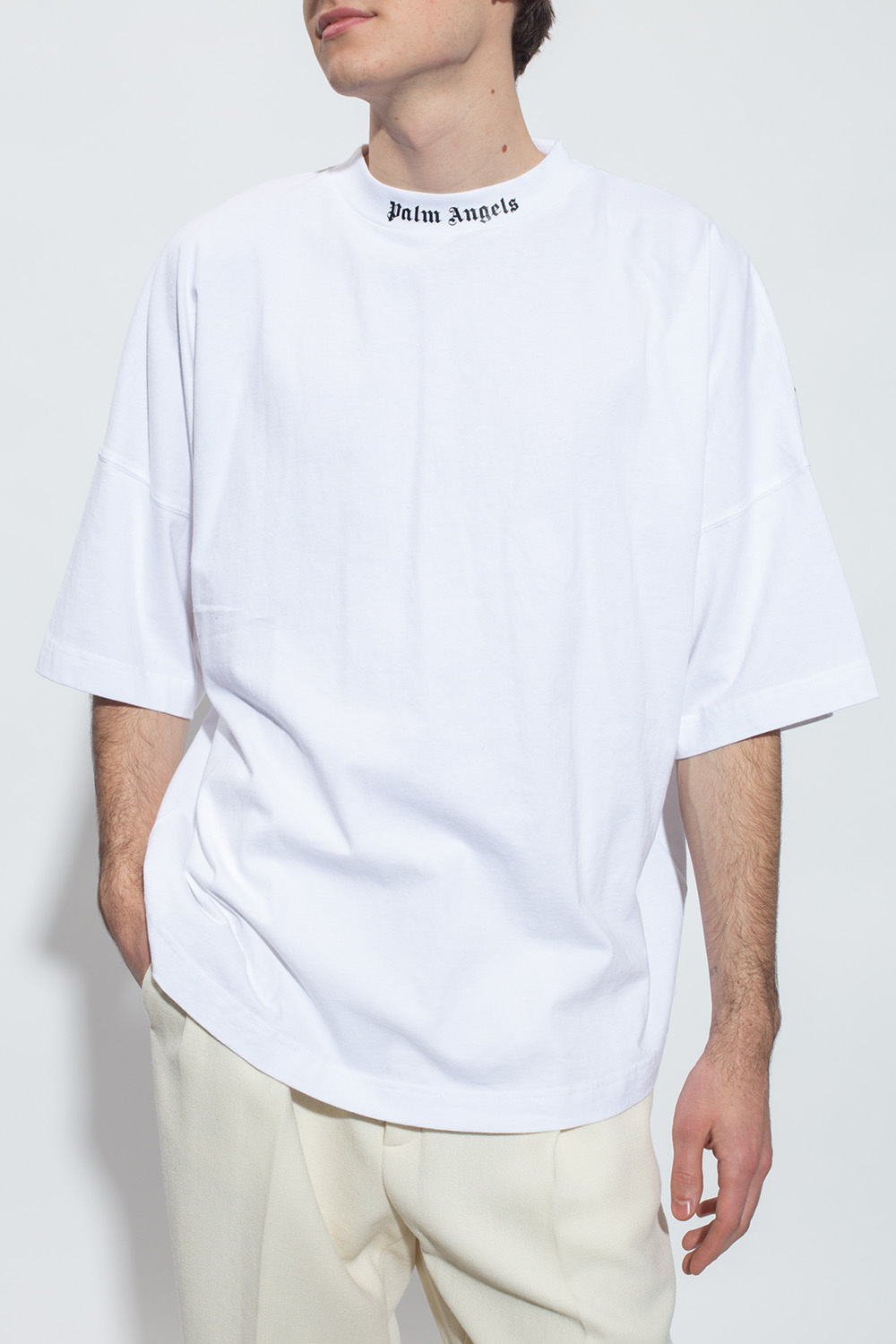 Palm Angels Oversize T-shirt, Men's Clothing