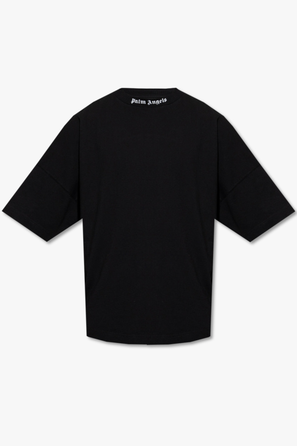 Palm Angels Sweatshirt With No Problemo Neon Print S Grey