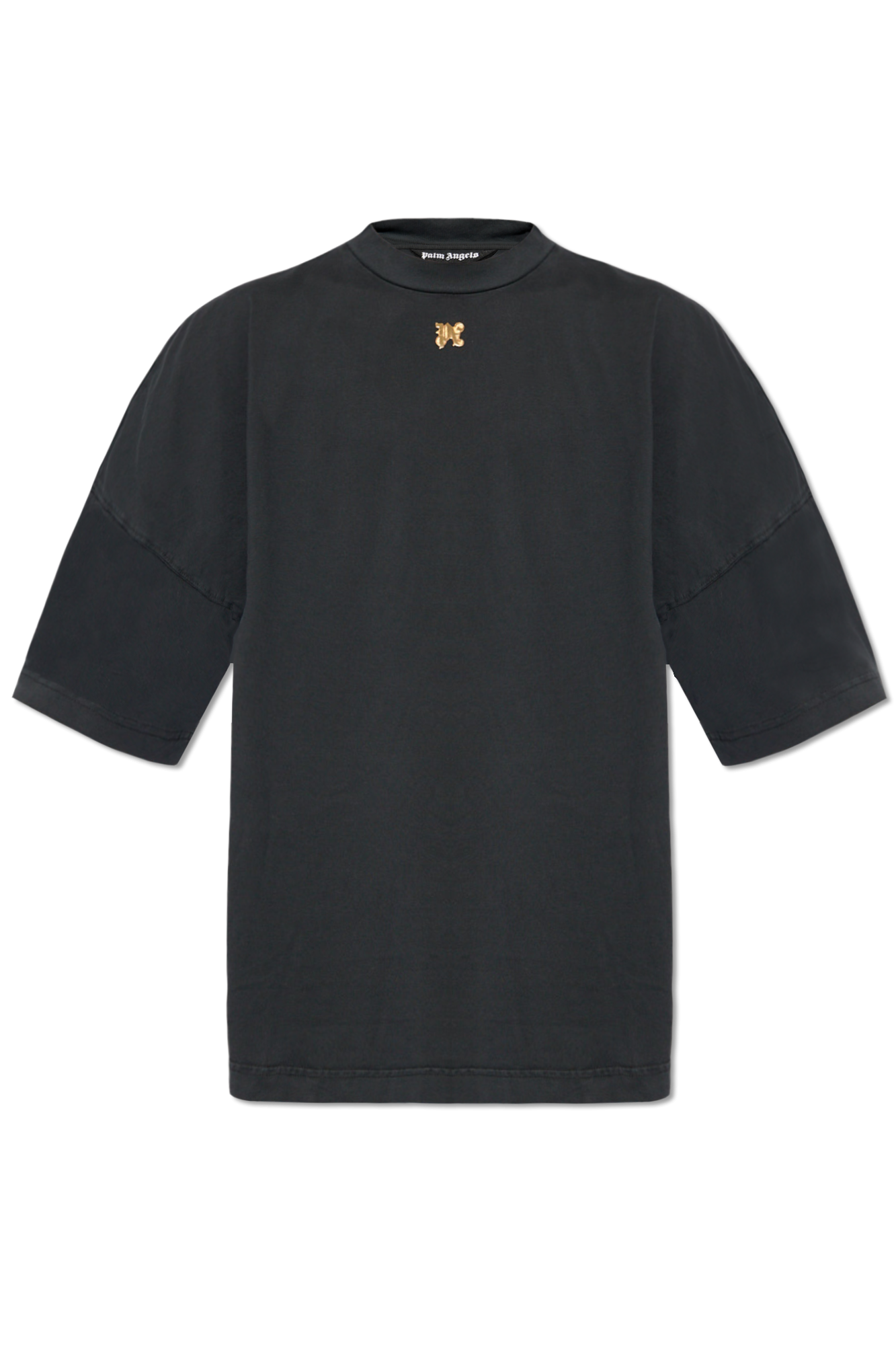 Black T-shirt with logo Palm Angels - Vitkac Canada