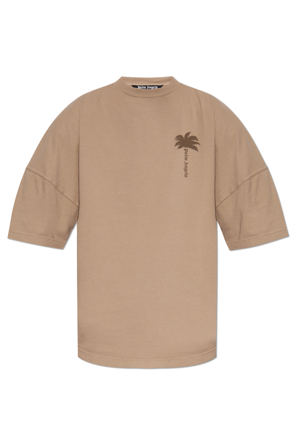 T-shirt with printed logo, zdjęcie 1 T-shirt with printed logo od Palm Angels