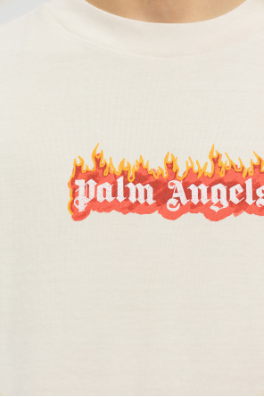 Palm Angels Jejia striped long-sleeve shirt