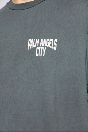 Palm Angels missoni leather jacket