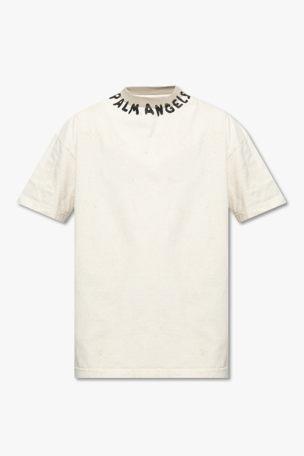Palm Angels Hate Über Alles Logo T-Shirt Uomo nero