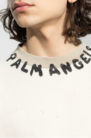 Palm Angels Hate Über Alles Logo T-Shirt Uomo nero