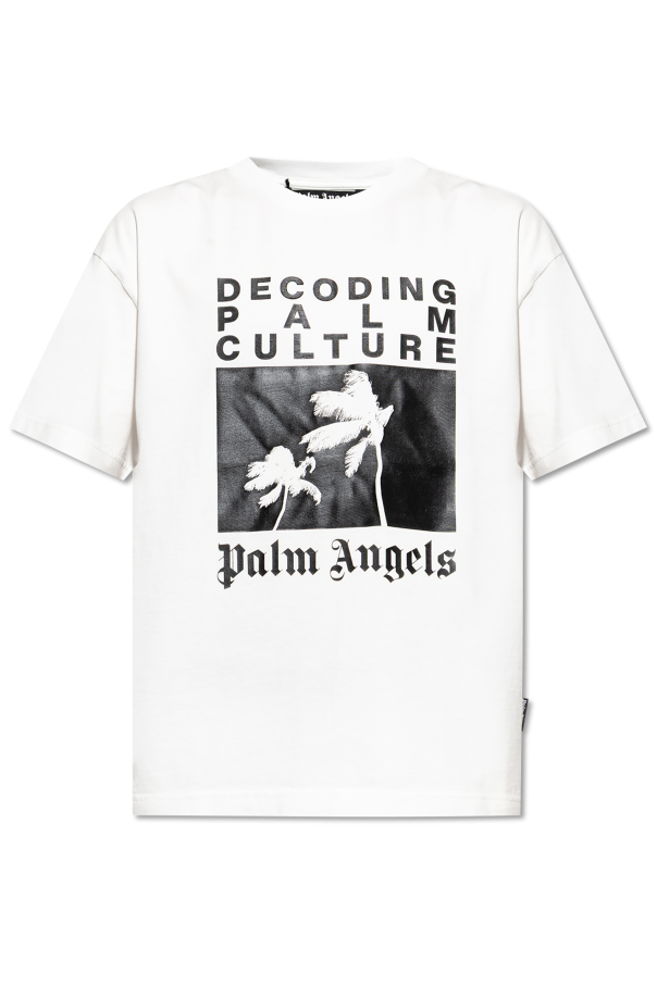 T-shirt with print od Palm Angels