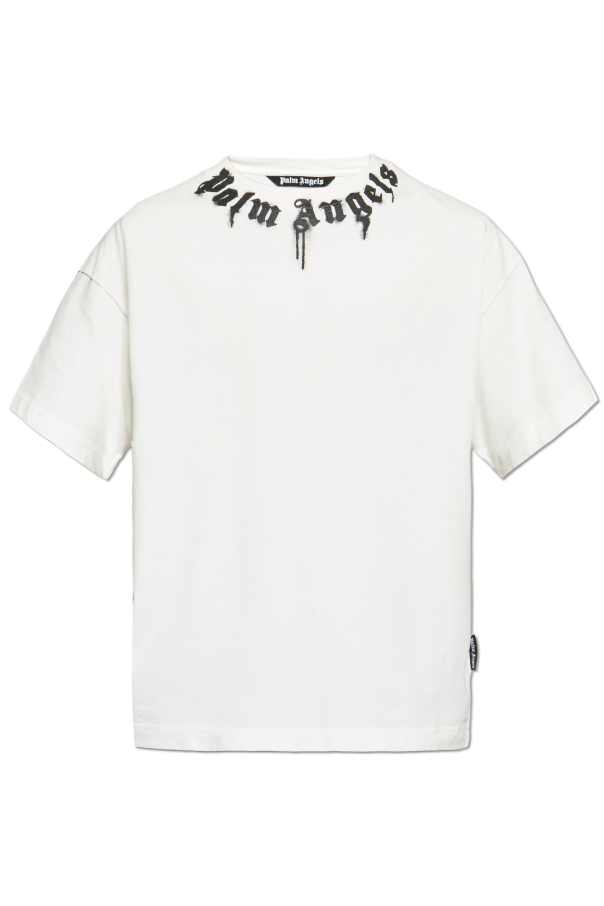 T-shirt with printed logo od Palm Angels