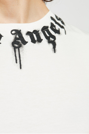 Palm Angels Camiseta con logotipo estampado