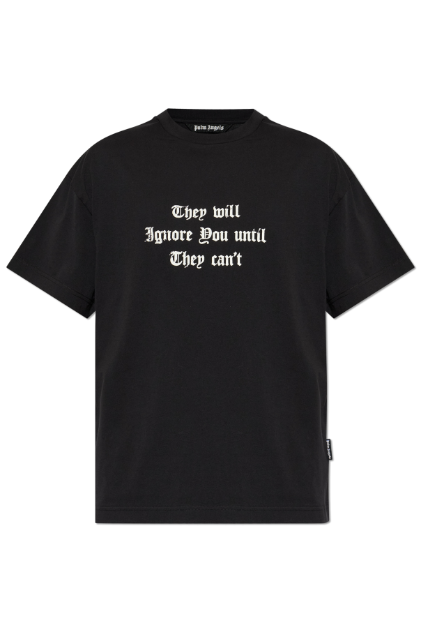 T-shirt with print od Palm Angels